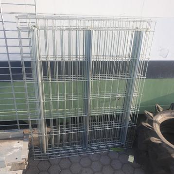 4x metalen gaas schappen voor stelling palletstelling beschikbaar voor biedingen