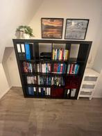 Ikea Kallax zwart bruin, Huis en Inrichting, Ophalen, 100 tot 150 cm, 100 tot 150 cm, Zo goed als nieuw