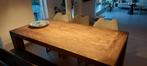 Teakhouten eettafel (evt. met de stoelen), Ophalen, Gebruikt, 200 cm of meer, Vijf personen of meer