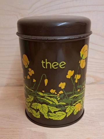 Brabantia - theeblik met boterbloemen beschikbaar voor biedingen