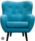 Leen Bakker Fauteuil - Blauw, Huis en Inrichting, Fauteuils, Ophalen of Verzenden, Gebruikt, Stof, 75 tot 100 cm