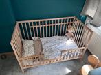 Ledikant en peuterbed in 1 incl matras, Ophalen, Zo goed als nieuw, Minder dan 140 cm, Matras