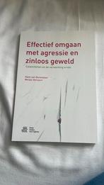 Effectief omgaan met agressie en zinloos geweld, Boeken, Melani Vervoort; Hans van Doremalen, Ophalen of Verzenden, Zo goed als nieuw