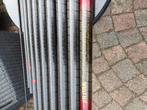 Te koop silstar insteek hengel 13 mtr met topelastiek, Watersport en Boten, Ophalen, Zo goed als nieuw, Vaste hengel