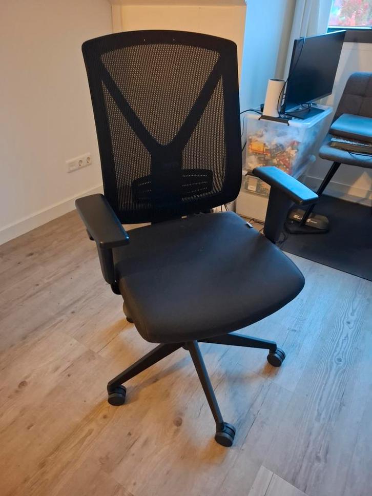 Viking Realspace Ergonomische Bureaustoel, Huis en Inrichting, Bureaustoelen, Zo goed als nieuw, Bureaustoel, Zwart, Ergonomisch