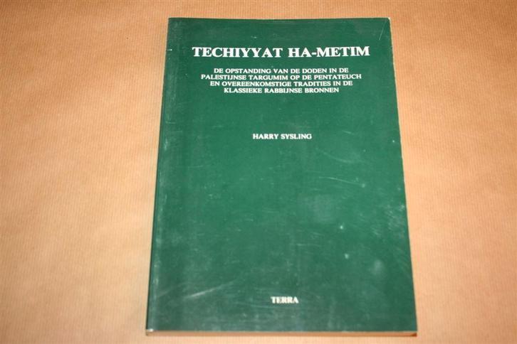Techiyyat ha-metim. Opstanding doden Palestijnse Targumim..., Boeken, Godsdienst en Theologie, Gelezen, Ophalen of Verzenden