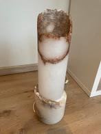Unieke Spaanse albasten lamp (jaren ’70), Ophalen, Zo goed als nieuw, Minder dan 100 cm