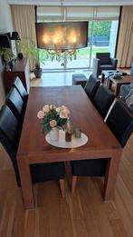 Eethoek, 2 salontafels en dressoir, Ophalen, Gebruikt, 150 tot 200 cm, Robuust, modern