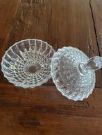 Kristallen koekjes of bonbonschaal, Antiek en Kunst, Antiek | Glas en Kristal, Ophalen of Verzenden