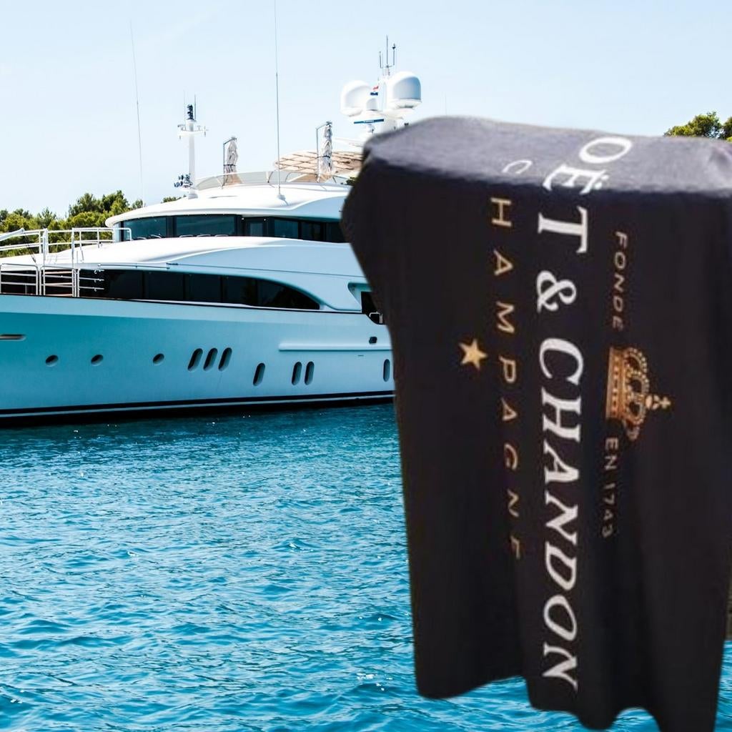 XXL MOËT & CHANDON Badlaken voor aan boord,NU 2 VOOR 79,95‼️, Ophalen of Verzenden, Nieuw, Interieur en Kussens