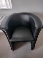 Woonkamer kuip stoel, Ophalen, Zo goed als nieuw, Zwart, Eén