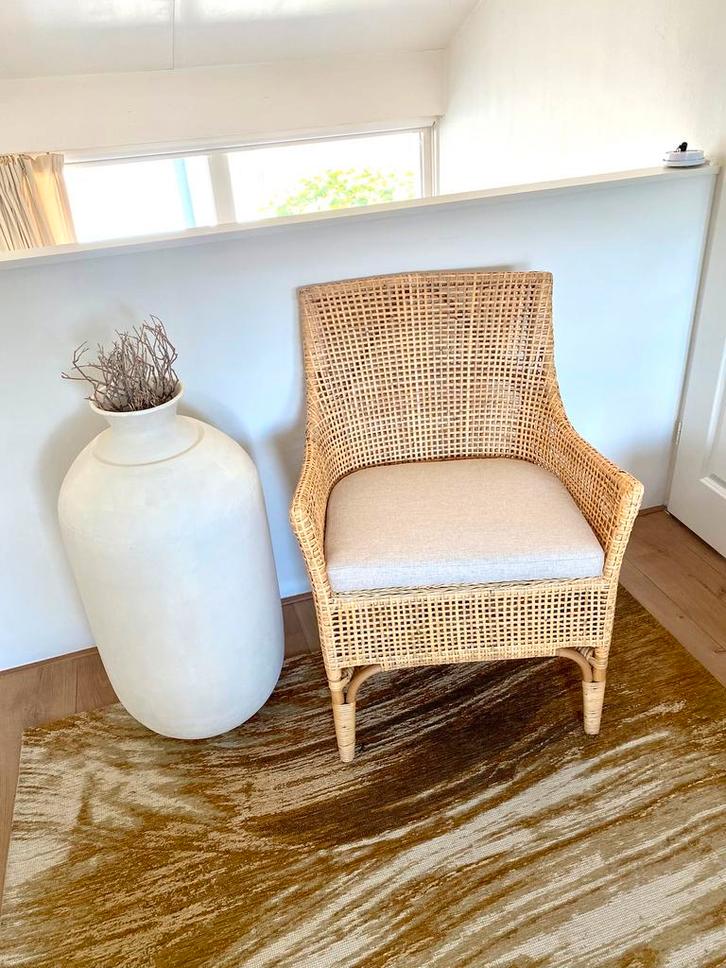 Te koop nieuwe rotan stoelen, Huis en Inrichting, Stoelen, Zo goed als nieuw, Bruin, Ophalen