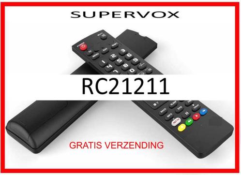 Vervangende afstandsbediening voor de RC21211 van SUPERVOX., Audio, Tv en Foto, Afstandsbedieningen, Nieuw, Ophalen of Verzenden
