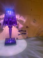 Kartell Battery tafellamp, blauw. Nieuwstaat!, Huis en Inrichting, Lampen | Tafellampen, Minder dan 50 cm, Ophalen of Verzenden