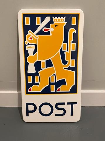 POST Reclame Emaille Bord beschikbaar voor biedingen