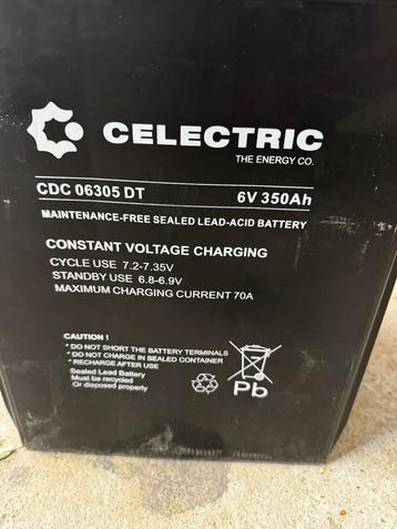 Celectric 6V 350AH accu 3x beschikbaar voor biedingen