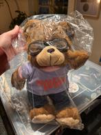 Harley Davidson Knuffelbeer met Bril, Ophalen of Verzenden, Nieuw, Beer