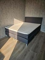 Leen Bakker Boxspring Twijfelaar - Zo Goed Als Nieuw!, Ophalen, Zo goed als nieuw, Twijfelaar, 120 cm