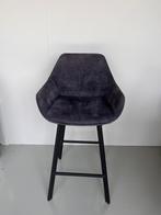 Draaibare barkruk adore stof donker grijs/ antraciet 65cm, 1 kruk, Ophalen, Zo goed als nieuw, Draaibaar