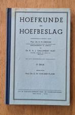 Boek : Hoefkunde en Hoefbeslag 5e druk 1953, Antiek en Kunst, Antiek | Boeken en Bijbels, Ophalen of Verzenden