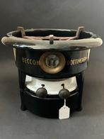 2-Pits Zwart Beccon Petroleumstel, Antiek en Kunst, Antiek | Emaille, Ophalen of Verzenden