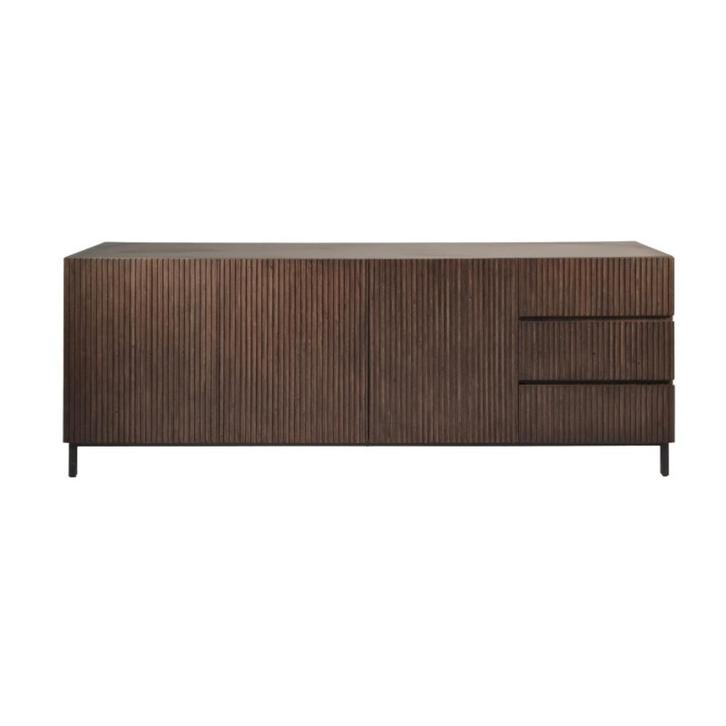 dressoir 225 cm 3 x la kwaliteit 3 deur Kwaliteit Acacia, Huis en Inrichting, Kasten | Ladekasten, Nieuw, Minder dan 100 cm, 200 cm of meer