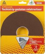 Deltafix Tochtstrip - tochtwering - bruin - zelfklevend, Ophalen of Verzenden, Nieuw
