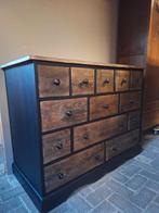 Stoere landelijke ladekast apothekerskast bezorgen mogelijk, Zo goed als nieuw, Minder dan 100 cm, 25 tot 50 cm, 50 tot 100 cm