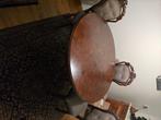 Ronde tafel + 4 stoelen, Huis en Inrichting, Tafels | Eettafels, Ophalen, Gebruikt, Rond, Kersenhout