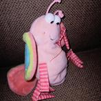 Sigikid roze vlinder, groen blauwe vleugels. 13 cm, Ophalen of Verzenden, Zo goed als nieuw, Overige typen