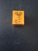 Bakje, rieten mandje met deksel.  2 rieten bak met hengsel, Ophalen of Verzenden, Zo goed als nieuw