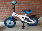 Troy police boy 12″ inch  jongenfetsje  blue & white - BMX, Fietsen en Brommers, Fietsen | Kinderfietsjes, Ophalen, Gebruikt, Minder dan 16 inch
