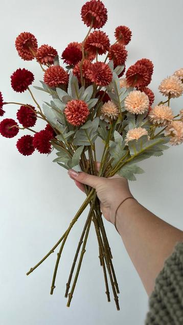 Azin Kiku Zijdebloemen herfst kleuren - Bossen van 10 beschikbaar voor biedingen