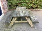 Picknicktafel, Ophalen, Gebruikt, Rechthoekig, Hout