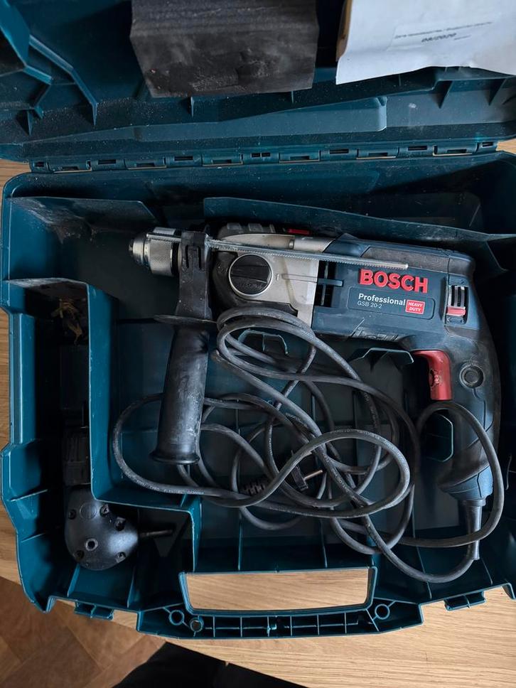 Bosch Professional GSB 20-2 Klopboormachine, Doe-het-zelf en Verbouw, Gereedschap | Boormachines, Boor- en/of Breekhamer, Ophalen of Verzenden