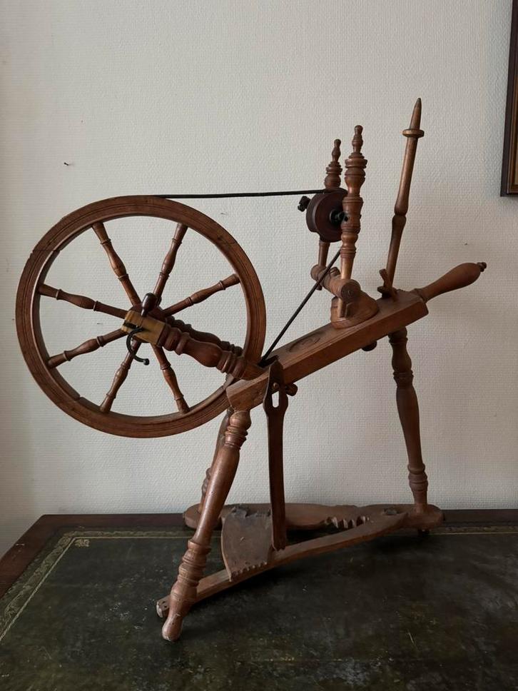 Antiek Spinnenwiel, Antiek en Kunst, Antiek | Gereedschap en Instrumenten, Ophalen