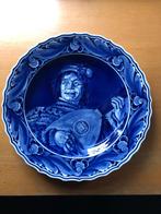 Delfts blauw bord handgeschilderd, Ophalen