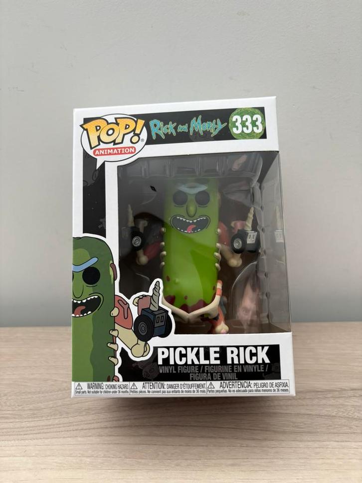 Pickle Rick #333 Funko Pop! Rick and Morty, Verzamelen, Poppetjes en Figuurtjes, Zo goed als nieuw, Ophalen of Verzenden