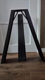 3 Tafelpoten staal, Huis en Inrichting, Ophalen, Minder dan 50 cm, Gebruikt, 50 tot 100 cm