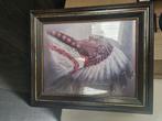 Schilderij indianen opperhoofd, Ophalen, 50 tot 75 cm, Zo goed als nieuw, Foto of Poster