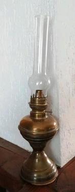 Antieke olielamp koper, Antiek en Kunst, Antiek | Lampen, Ophalen
