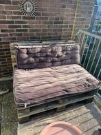 Pallets + kussens, Ophalen, Zo goed als nieuw