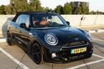 Mini Cooper S Cabrio Automaat 2019 - Zwart/Beige Leer, 1998 cc, Cabriolet, 4 stoelen, Zwart
