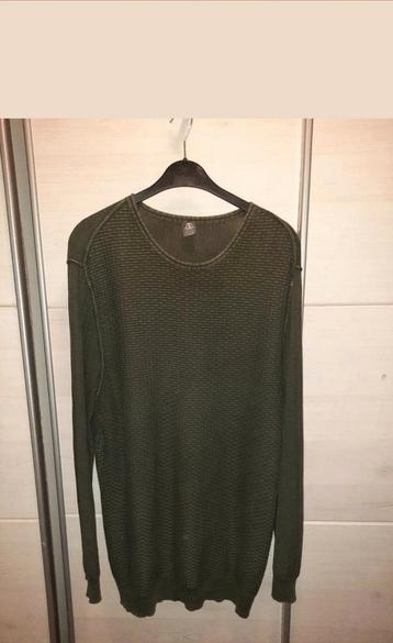 Trui pullover Tomtomson khaki 56 katoen beschikbaar voor biedingen