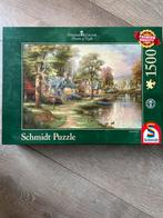 Schmidt Puzzel Thomas Kinkade 1500 stukjes, Ophalen of Verzenden, Meer dan 1500 stukjes, Zo goed als nieuw, Legpuzzel
