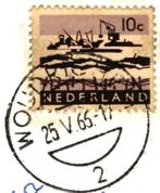 991092 Woudrichem N Br 1965 Slot Loevestein _Gelopen met, Verzamelen, Ansichtkaarten | Nederland, Ophalen of Verzenden, 1960 tot 1980