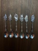 Complete set Historische verzilverde scheeps lepeltjes, Antiek en Kunst, Antiek | Bestek, Verzenden