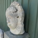 Tribal beeld WS4 stenen hoofd Indiaan Indonesie kunst heilig, Ophalen of Verzenden