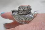 Zilveren antieke zeer royale ring maat 17 nr.873, Verzenden, Zilver, Ring