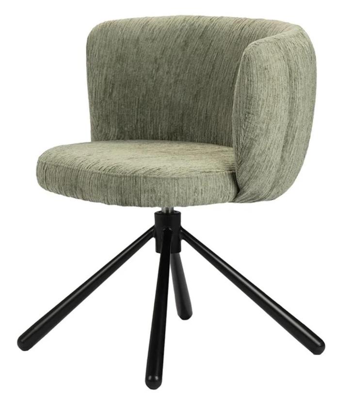 Shell Rotating Chair Crocodile Green – Draaibare Eetkamersto, Huis en Inrichting, Stoelen, Nieuw, Vijf, Zes of meer stoelen, Metaal